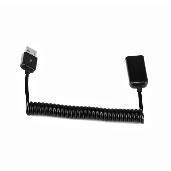 Usb 2.0 Type A Hanne Til Hunne Extension Curl Spring Unik datamaskin kort kabel