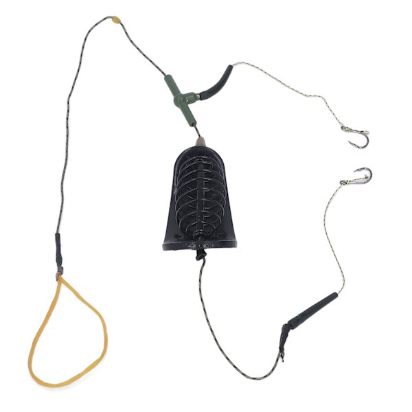Fiskekrok Stark kraftbettbur Effektiv havfisk krok med metallsenk for karpe 60g / 2.1oz