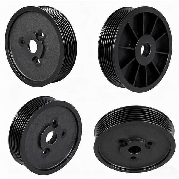 Ohjaustehostimen pumpun hihnapyörä 94814701901 Porsche Cayenne Panamera 3.0/3.6/4.8 2003-2018 Black
