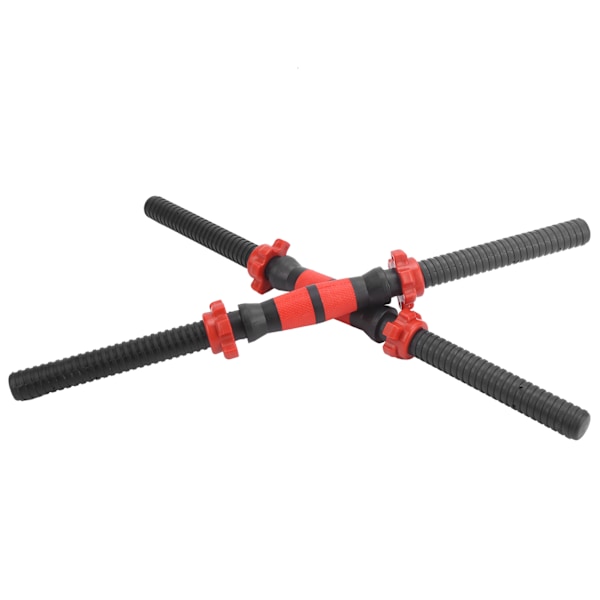 50 cm håndvægtsstænger Vægtløftnings håndtag med 4 møtrikker træningsudstyr