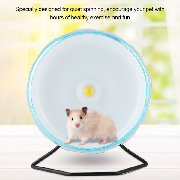 Pet Mus Silent Running Spinner Träningshjul Leksak för gnagare Möss Hamster