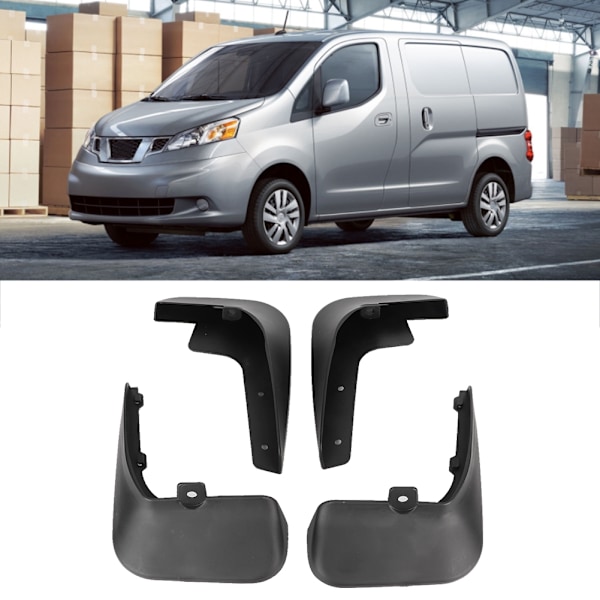4kpl Autotarvikkeet Auton roiskeläpät Roiskesuojat Korvaava sopii Nissan NV200 2010-2017