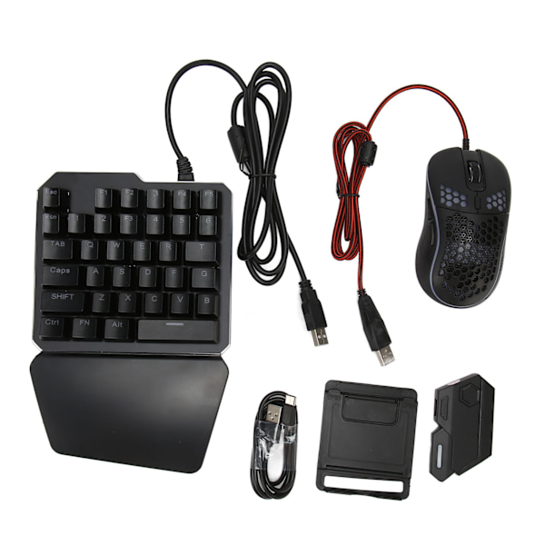 Tastatur Mus Konverterersett for Mix Se Konverter K9 Mekanisk Tastatur GM86 Mus og Stativ for Android for IOS