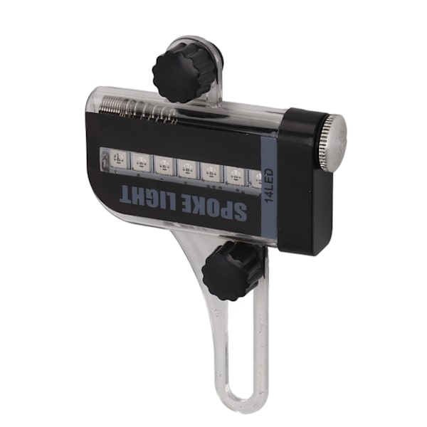 LED-cykelhjulsl lampe Vandafvisende 14 farverige LED-lamper med automatisk tænd/sluk-knap