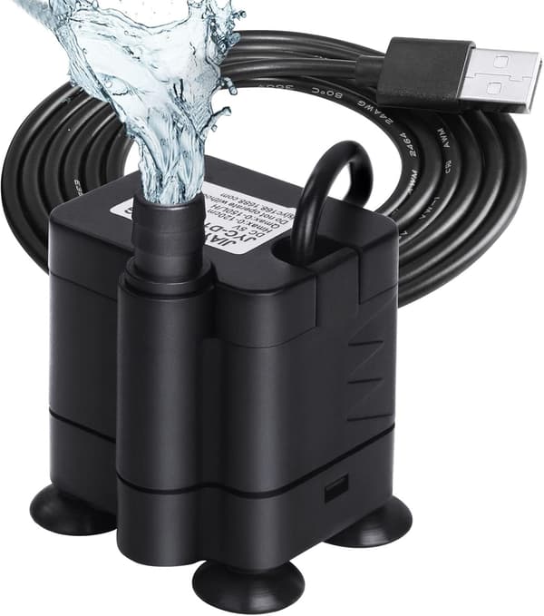 Dränkbar pump, ultratyst vattenpump med fontänpump 3w