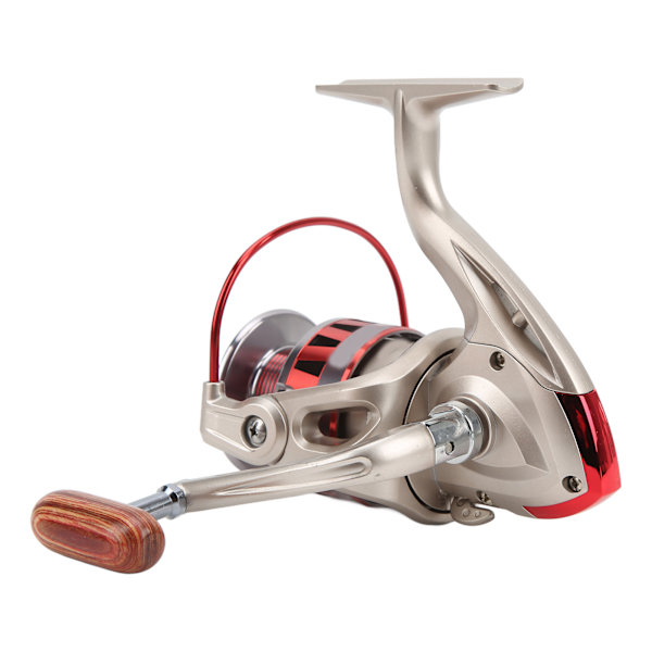 All Metal Fishing Line Wheel CNC Rocker Arm Slitstark utomhus spinning Wheel Fishing ReelsDF6000