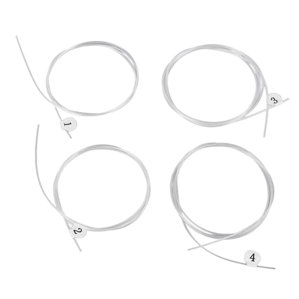 4 stk Ukulele String Nylon Transparent Varm Timbre Professionel Instrument String Sæt