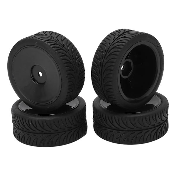 4 kpl RC-kumirenkaita 65 mm suljetut renkaat kaarimallin WLToys 144001 RC 1/14 maastoautolle