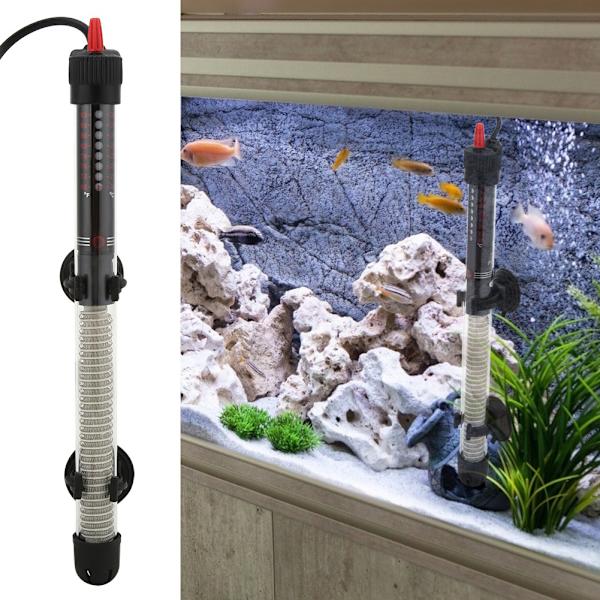 300W glas akvarium nedsænkelig automatisk konstant temperatur vandvarmer Varmestav Akvarietilbehør EU-stik 220～240V