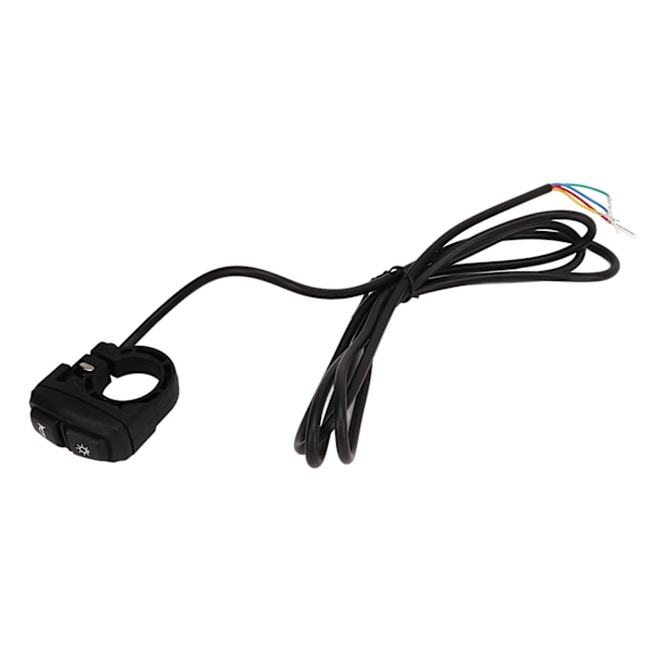 Elektrisk Sykkel Lys Horn Bryter Frontlys og Hornkontroll 2 i 1 Styrebryter for Scooter Elektrisk Sykkel 12‑72V