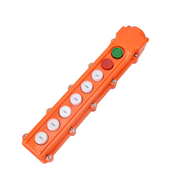 Kranfjärrkontroll Lyftströmbrytare Tryckknappslåda Regntät 220V/500V COB‑63A