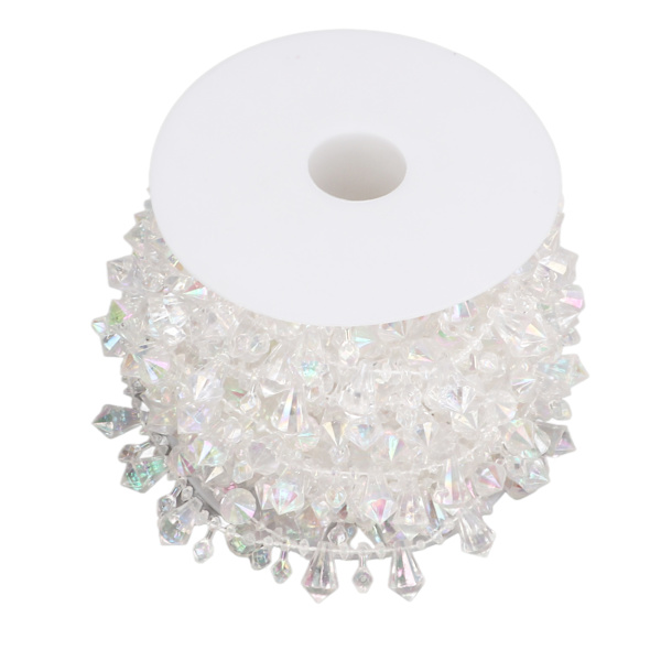 11 Yards Rhinestone Trim Justerbar längd Gör-det-själv handgjorda Strasskedja för sömnad Hantverk Gör-det-själv smycken