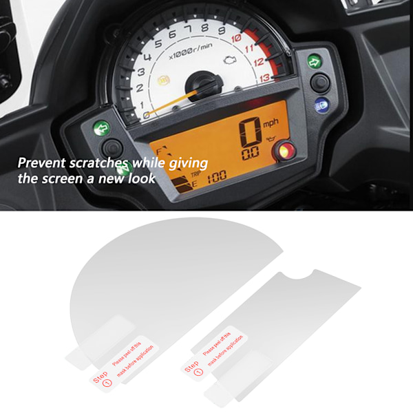 Motorcykel Instrumentbræt Ridsefast Beskyttelsesfilm Sticker til Kawasaki Versys 650