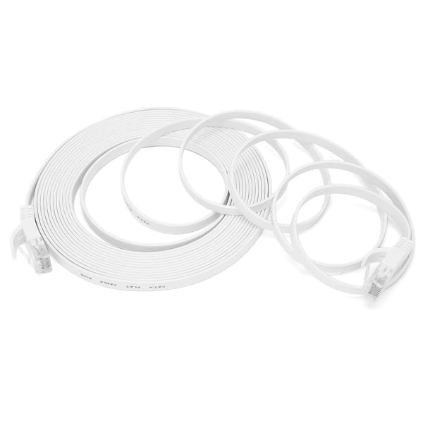 Ethernet-kabel CAT6 Gigabit 8-kärnig Twisted Pair Network Jumper Platt koppartråd 15 meter