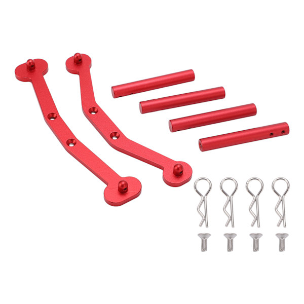 RC Car Shell Column Mount Aluminium Body Mount Kit med karossstolpar för ARRMA Senton 1/10 RC CarRed
