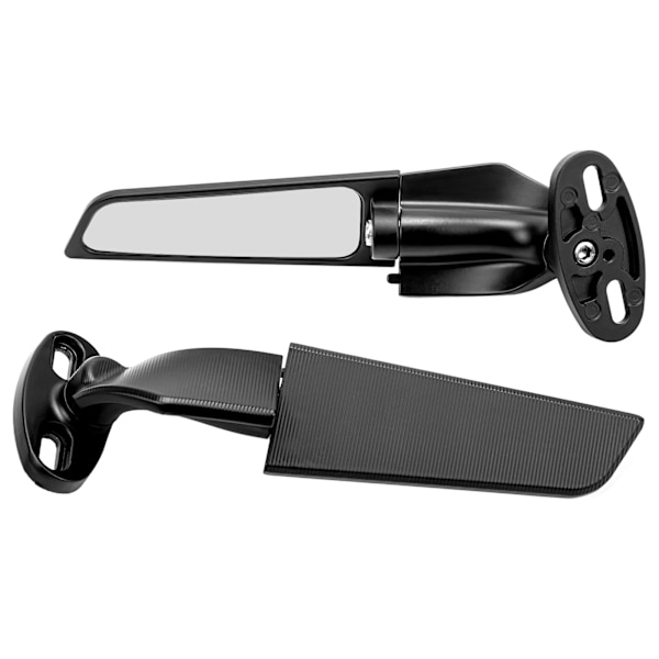 Motorsykkel bakspeil aluminium 360 graders rotasjon sidevind Justerbar speil for R15