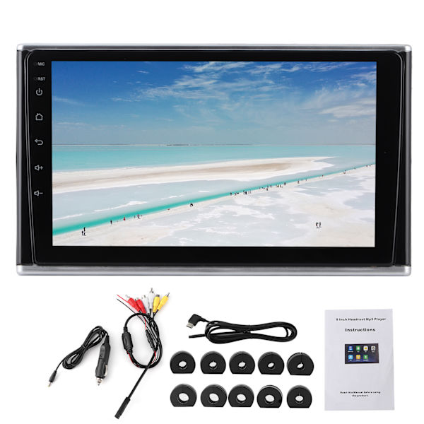 9 tuuman HD LED-näyttö Auton Pääntuki Monitor Bluetooth MP5-soitin Multimedia Audio Video Radio Toistaa Universaali