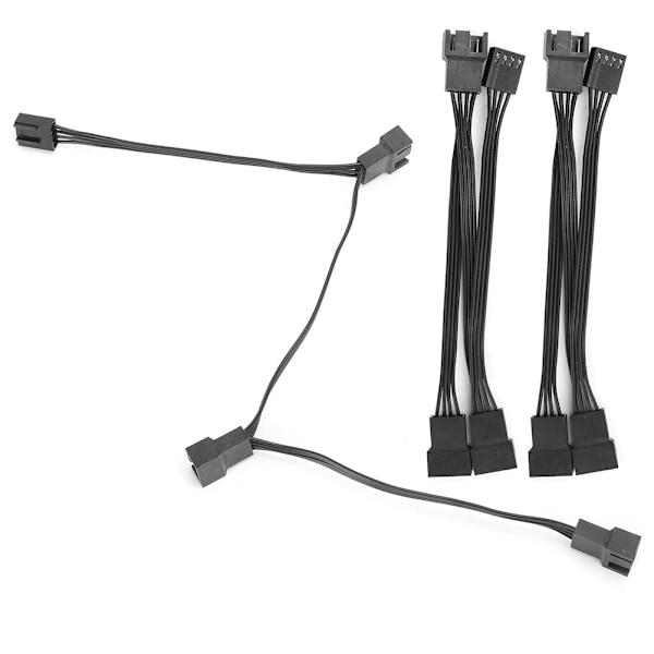 3 kpl pidennysjohtoa 1-3 tietokoneen kotelo CPU-tuulettimelle Tandem Approach 4-nastainen adapterikaapeli
