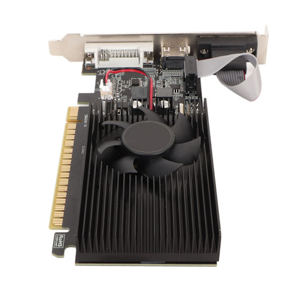 GT 730 4G DDR3B 128-biters grafikkort med støtte for kjøleventil VGA DVI HD Multimedia Interface Gaming Grafikkort