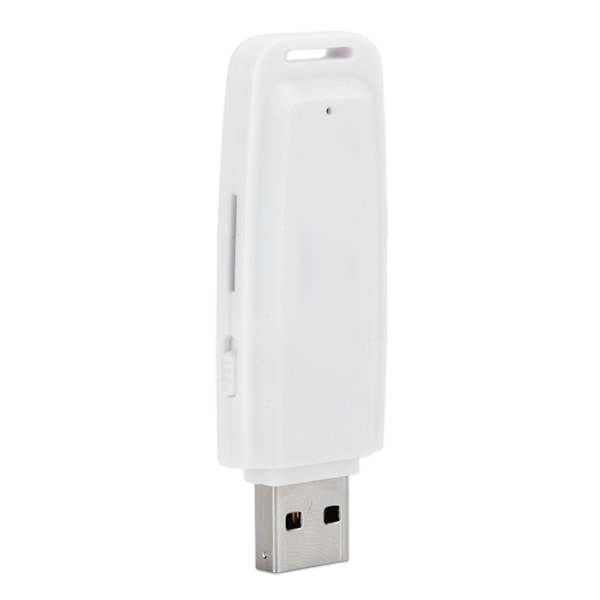 SK001 Mini Digital Voice Recorder UDisk TF Flash Card USB2.0 Recording Pen för Windows Xp Vista7/8(Vit)
