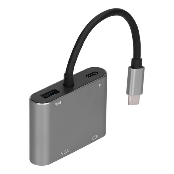 Dokkingsstasjon 4 i 1 Multi Port High-Definition Multimedia Interface Adapter Konverter for dataoverføring