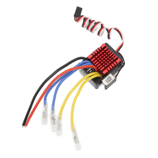 80A Elektroninen Nopeussäädin Harjattu ESC Alumiinilla Jäähdyttimellä 1/10 1/8 RC Crawler Harjatulle Moottorille