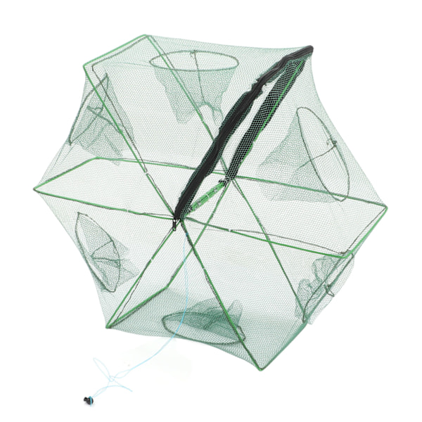 Polygon Fiskebetsfälla Automatisk fiskenätsfälla Vikbar Bärbar Räkbur 70x27cm