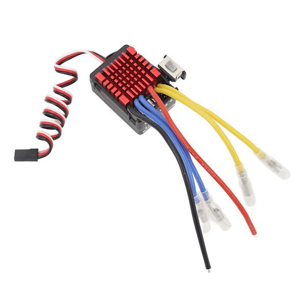 80A Elektroninen Nopeussäädin Harjattu ESC Alumiinilla Jäähdyttimellä 1/10 1/8 RC Crawler Harjatulle Moottorille
