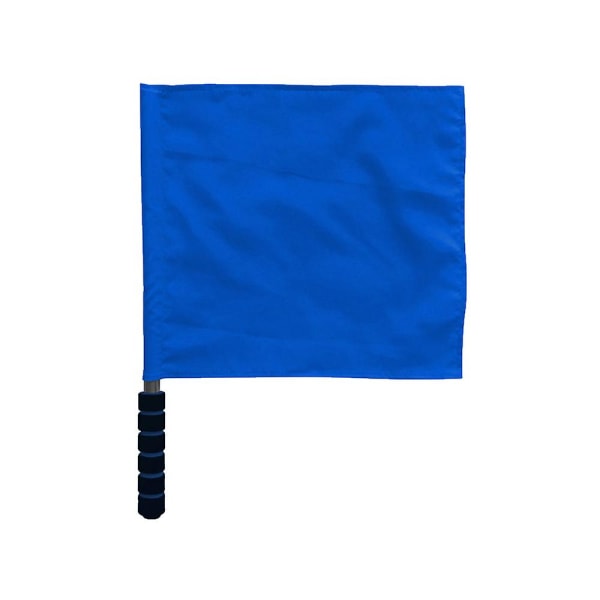 Erotuomarin lippu ruostumattomasta teräksestä Komentokäsilippu Punainen Signaalilippu Sienikahva Erityinen partioesitys blue