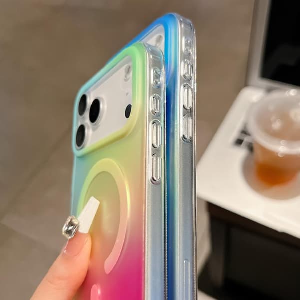 【NX】Compatible with iPhone 17 Pro Max Case Ink Gen2 Gradient MagSafe PC Hybrid TPU Svart