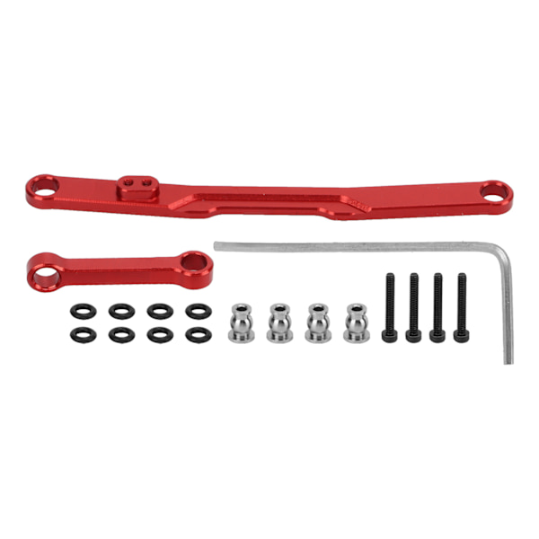 RC Ohjausvarsi Upea käsityö Kevyt ruostumaton Helppo asentaa RC korkea vetolinkki SCX24Red