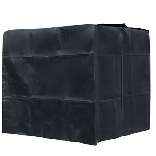 1000 Iiter IBC Container Cover 210D Oxford Kangas Cover Cover 120x100x116cm, Malli: Musta