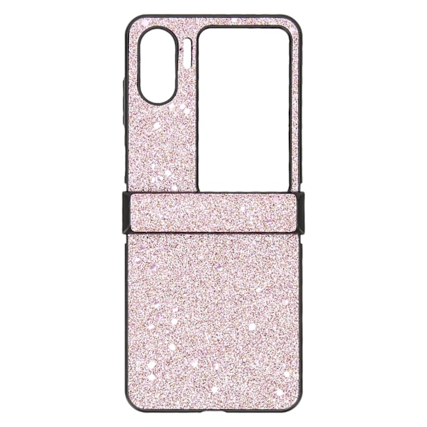 Flip-skal för telefon med slitstark design, perfekt passform, glitter, lätt att rengöra, för Oppo Find N2 Flip, rosa