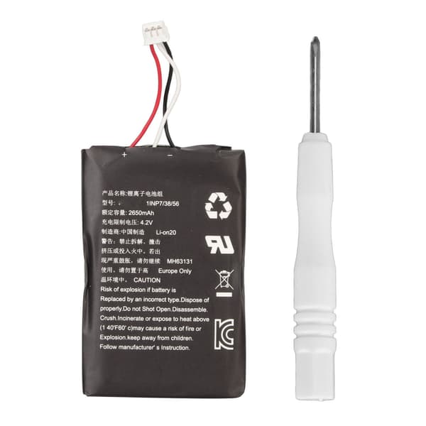 2650 mah trådlös kontrollenhet batteribytesbatteri Kompatibel med PS 5 Dualsense Controller