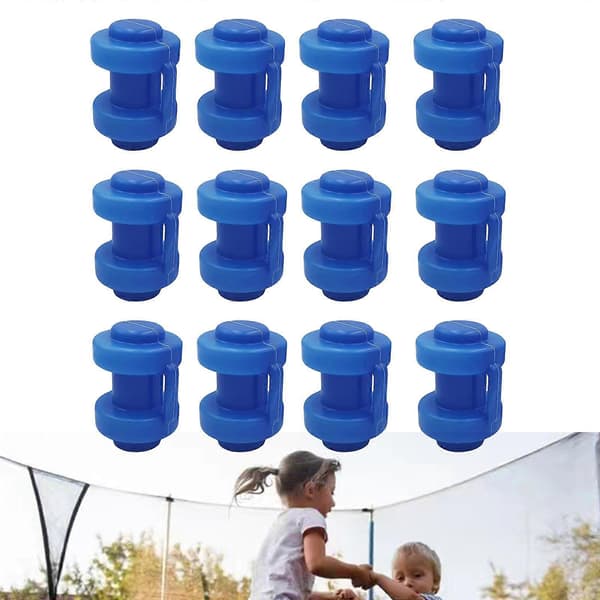 Endehætter til trampolinrør, kompatible med trampolin, trampolinhuse, stangbeskyttere, trampolinnet, sæt med endehætter 8pcs