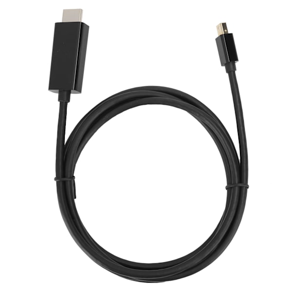 Uros-uros adapterikaapeli Mini DP HDMI Video Tietokone TV-tarvikkeet B0203 Musta