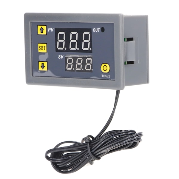 Temperaturkontrollmodul LED Digital Display ABS-hus Minitermostat 110‑220V för kylskåp