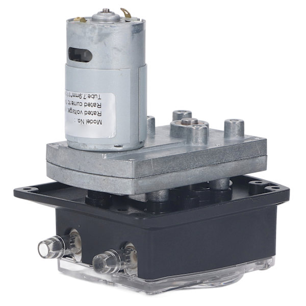 Korkeavirtainen peristaltti-pumppu 1500ml/min Mikro kaksoispää peristaltti nestepumppu pesukoneille DC24V