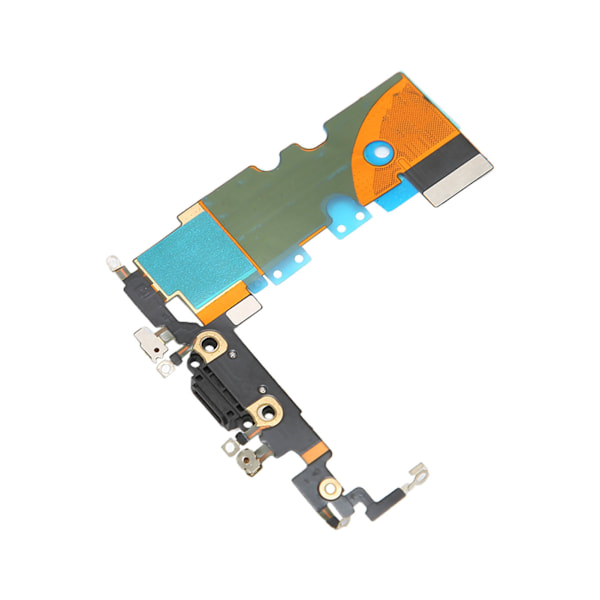USB-lataus Flex-kaapeli Puhelimen Latausportin Liitäntä Flex-kaapeli Vaihto iPhone 8 Korjaukseen Musta