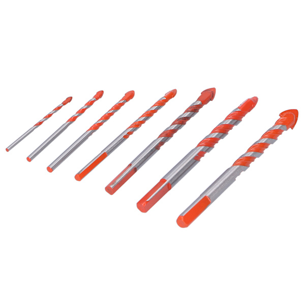 Borbitsæt Multipurpose Bits Tilbehør til keramiske fliser Beton Glasboring (7 stk)