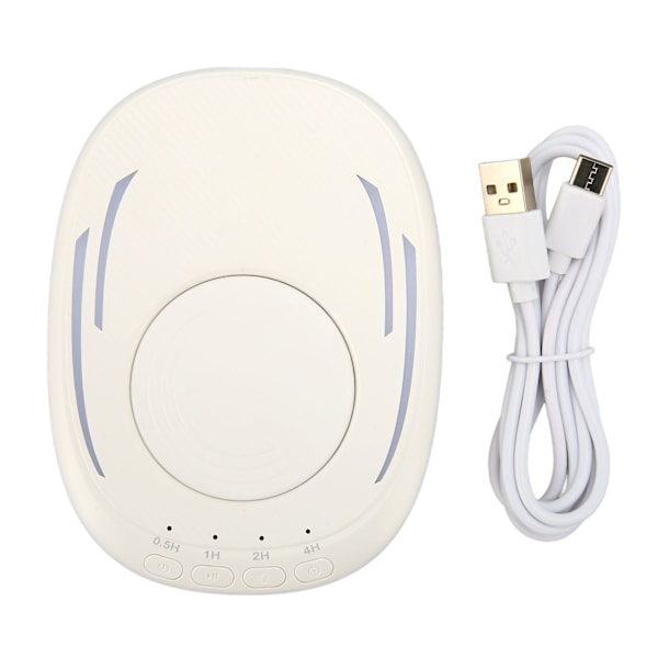 Oupptäckbar Mouse Mover USB Bärbar LED-ljus Mus Shaker Drive fri för att hålla datorn bärbar dator aktiv vit