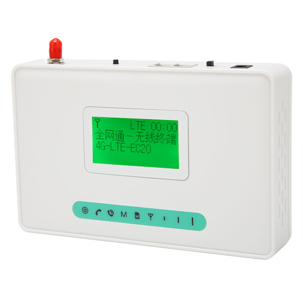 GSM Fast Trådløs Terminal 4G LTE Quad Band Support Signal til Omvendt Polaritet Auto IP Desktop Caller ID Dialer 100‑240V US-stik