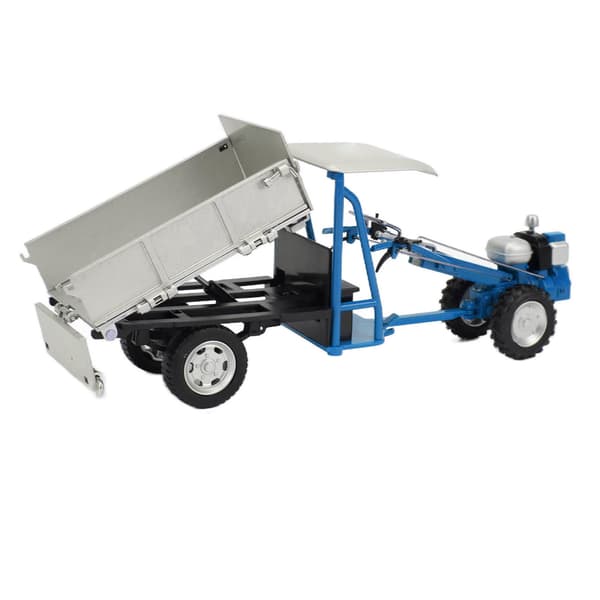 1/16 Simuleringslandbrugs Traktor Gående Traktor Legering Statisk Landbrugs Traktor Model Legetøj til Børn Blå