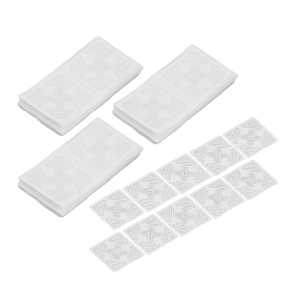 100 kpl UHF RFID-tunnistetta 860‑960MHz KM4 uudelleenkirjoitettava itseliimautuva tarra 50x50 mm/1,97x1,97 tuumaa varastohallintaan
