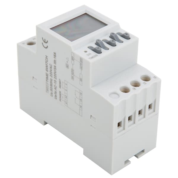 TM623 Timer Switch Breddegrads Automatisk justering Smart Switch Timer 8 Til 8 Fra AC220V