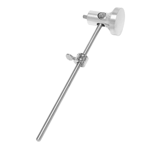 Basstrommepedaler i aluminiumlegering, justerbart hammerhode, tilbehør til slagverksinstrumenter Silver