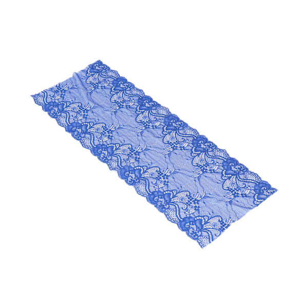 Spetsband 19 cm brett 10 yards Bra elasticitet Säker användning Enkel användning Lägg till Elegans Kläder Tillbehör Blå