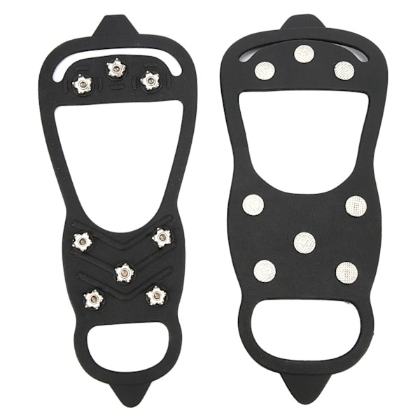 1 par 8-tands utomhus snö promenader spik stegjärn Antisladd isskor Spikes skydd(L)
