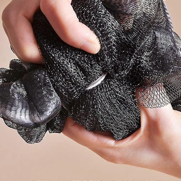 Badsvamp Dusch Loofahbollar Nätpuff Lättskummande Kroppsskrubb