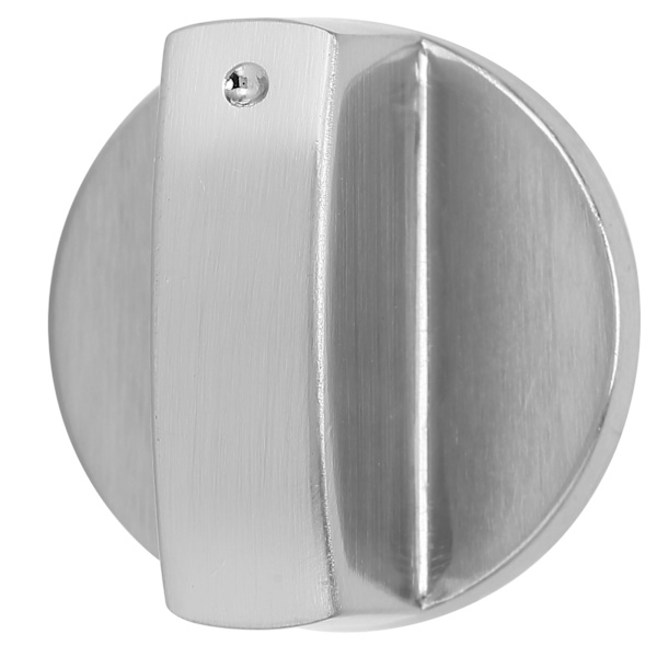 8mm Spisknopp Zinklegering Universal Köksugn Spis Kontrollrattsratt Adapter Silver